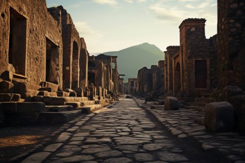 Van Napels naar Pompeii