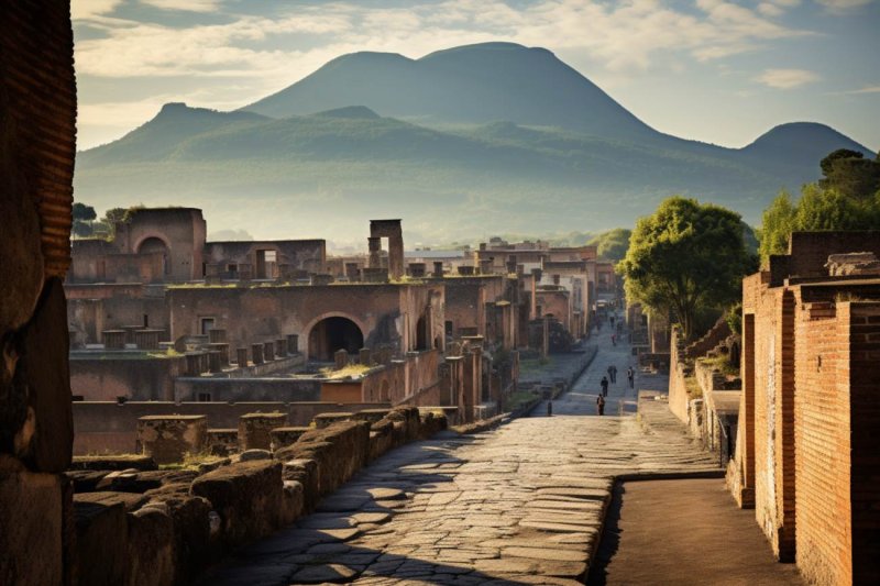 En dag i Pompeji och Sorrento