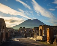 Udforsk Pompeji og Vesuv med Pizza- eller Vinsmagning